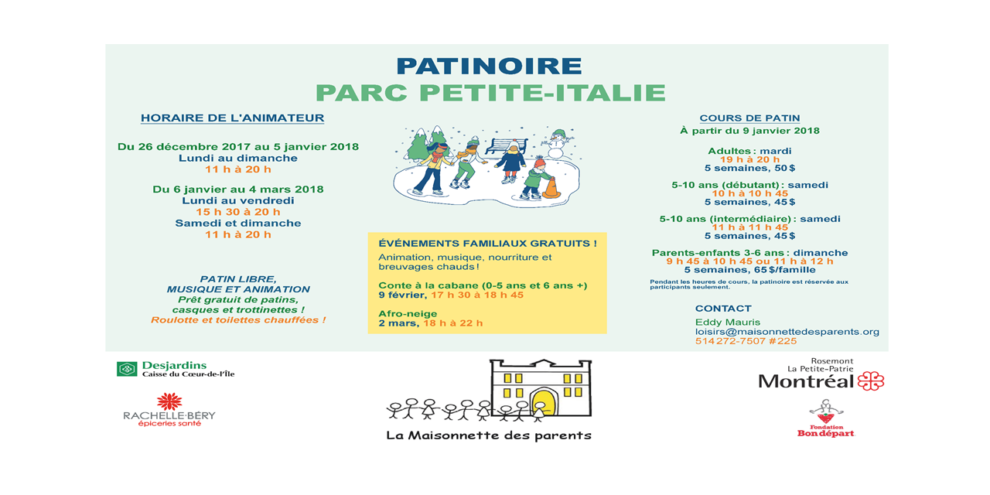 AFFICHE – Parc Petite-Italie – PAYSAGE – Bon format – PNG