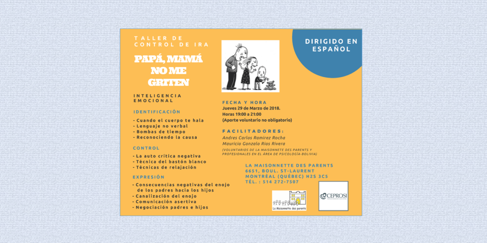 PUB (Conférence) – Taller papá, mamá no me griten – CEPROSI_La MDP – Bon format – PNG