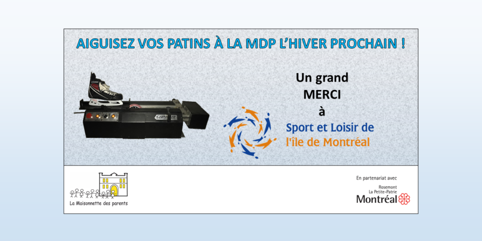 Affiche – MERCI À SPORT ET LOISIR DE MTL – La MDP – PNG