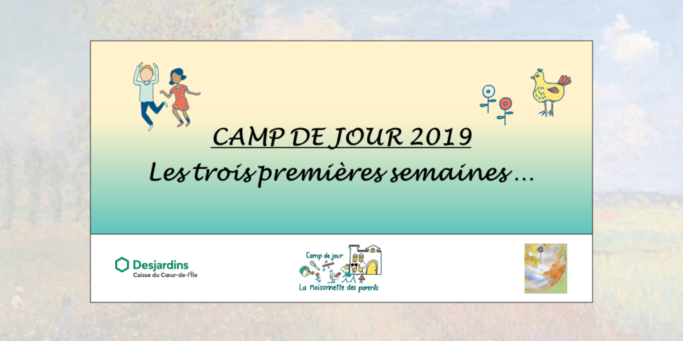 Affiche_REMERCIEMENTS et SOUVENIRS-Partie 1_VF – CAMP DE JOUR_2019 – La MDP – PNG