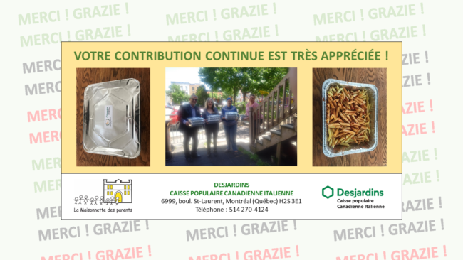 Affiche (VF) – Juin 2020_MERCI À LA CAISSE DESJARDINS CANADIENNE ITALIENNE ! – La MDP – PNG