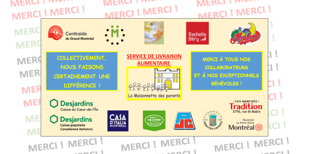 Affiche (VF)_CELA FAIT DÉJÀ UN AN ET NOUS VOUS REMERCIONS ! – La MDP – PNG