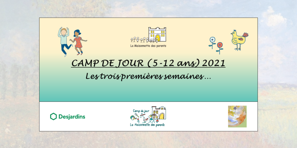 Affiche_REMERCIEMENTS et SOUVENIRS-Partie 1_VF – CAMP DE JOUR_2021 – La MDP – PNG