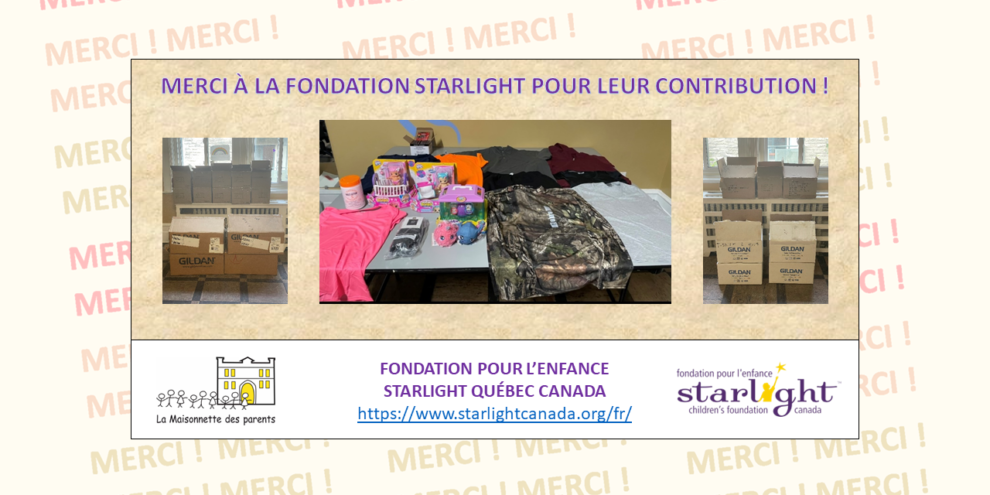 Affiche – MERCI À LA FONDATION STARLIGHT – La MDP – PNG