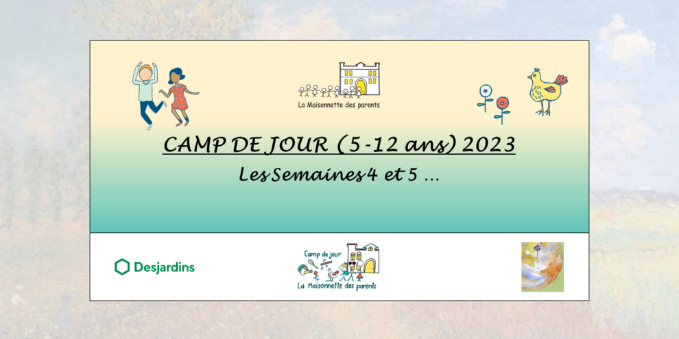 Affiche_REMERCIEMENTS et SOUVENIRS-Partie 2_VF – CAMP DE JOUR_2023 – La MDP – PNG